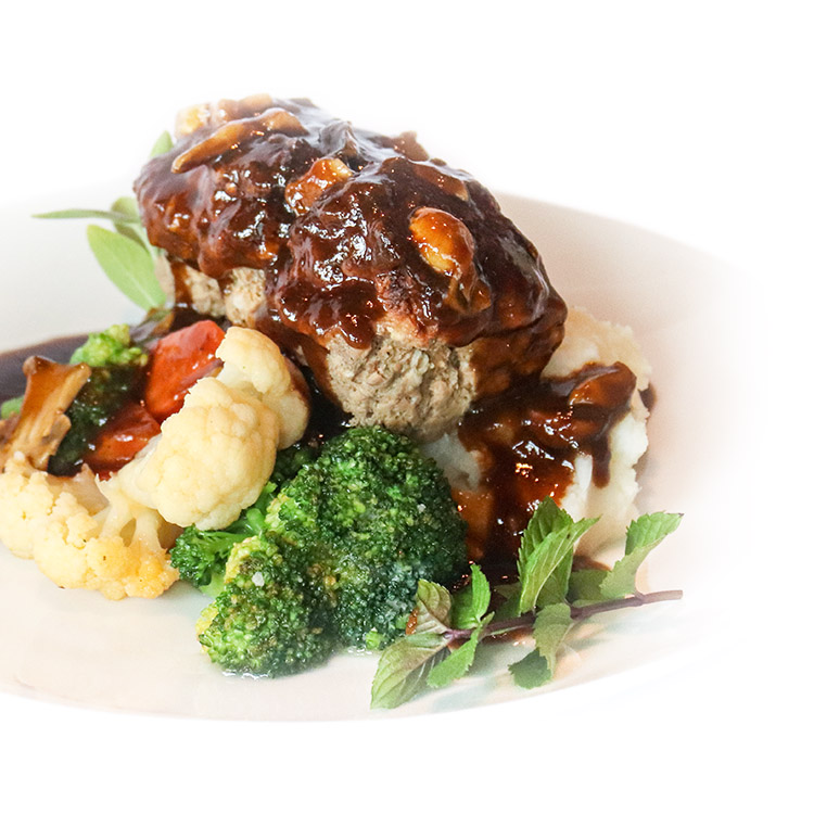 Meatloaf and Mushrooms